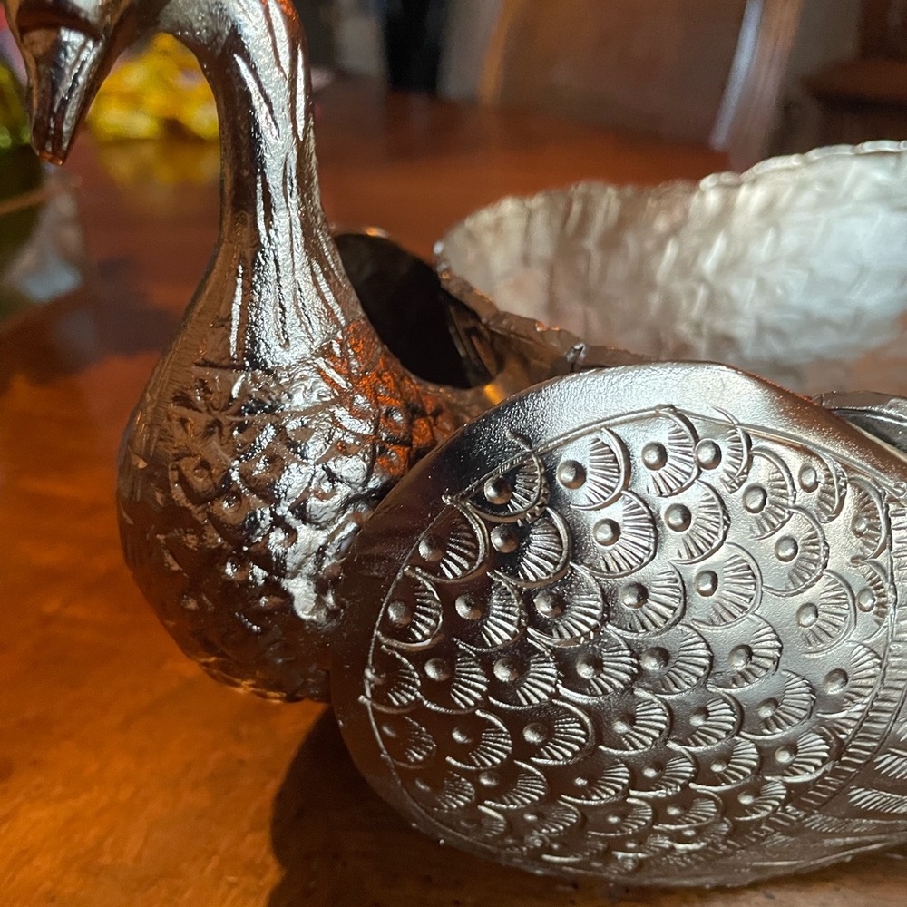 Gold Peacock Decorative Bowl - Picture 3 of 6
